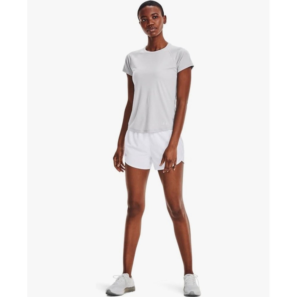Under Armour Women's Fly by 2.0 Running Shorts Plus Size 3XL White New